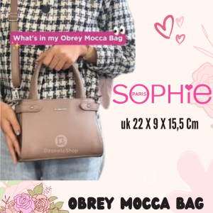 Sophie Martin Paris Tas Jinjing Cangklong Selempang Obrey Black Brown Maroon Mocca Cream Premium Bag
