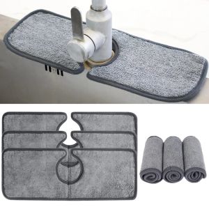 Tấm Lót Thấm Nước Cho Vòi Nước Nhà Bếp Tấm Chắn Nước Bồn Rửa Tấm Chắn Nước Bằng Sợi Vi Mảnh Tấm Bảo Vệ Mặt Bàn Cho Nhà Bếp Phòng Tắm