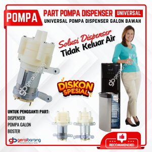 Dinamo Pompa Dispenser Galon Bawah Spare Part Pompa Sedot DC