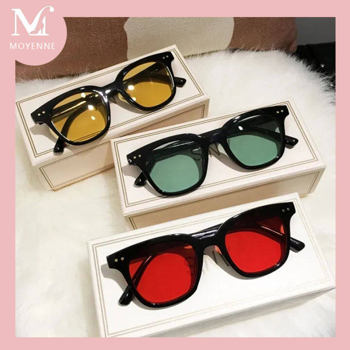 Anti-light Sunglasses Black Square Frame Sunglasses For Men Women ...