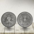 Cardinal Virtues Coin Stoic Challenge Coin Four Virtues Stoicism Medallion Daily Stoic Reminder Coin. 