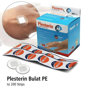 Onemed Plesterin Bulat PE Transparan Anti Air Isi 200 pcs Hypoallergenic