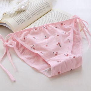 YUCHEN Girl Seamless Lolita Low Waist Bow Animation Bandage Lingerie Underwear Womens Panties Briefs