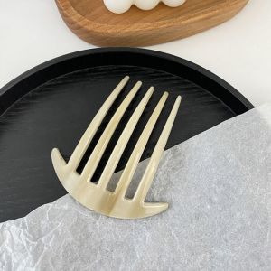 GUAIP Wide Teeth Acetate Hair Combs Traveling Anti-static Plate Hair Comb Hairpin Headwear Salon Styling Massage Hair Brush Women