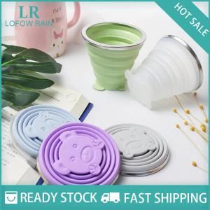 LF Wholesale✨Flash Sale ✨ ขวดน้ำซิลิโคนพับเก็บได้ถ้วยชาพับเก็บได้