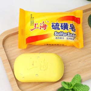 85G Shanghai Sulfur Soap Oil Control Acne Treatment Lackhead Remover