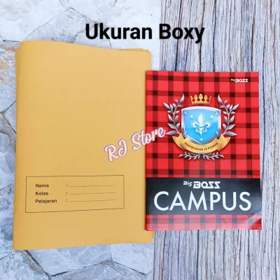 PROMO 20 PCS SAMPUL BUKU COKLAT UKRAN BOXY / SAMPUL BUKU UKURAN BIGBOS / SAMPUL BUKU UKURAN BESAR ISI 20 / 10 /