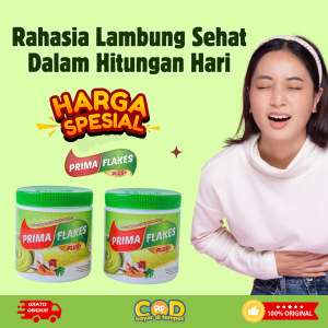 Paket 2 Primaflakes bubur sereal gandum talbinah membantu untuk sakit Maag dan Gerd