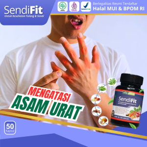 SendiFit Herbal Kapsul Original - Obat Asam Urat Pegal Linu Radang Tulang Sendi Rematik Nyeri Sendi Rheumatoid Arthritis Osteoartritis Osteoporosis