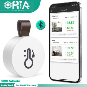 ORIA Digital Thermometer Hygrometer Temperature Humidity Meter Gauge Bluetooth Sensor For Outdoor and Indoor - 2 PCS