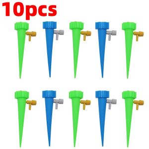 10PC Auto Drip Irrigation Watering System Dripper Spike Kits Garden Household Plant Flower Automatic Waterer Tools（10pc）