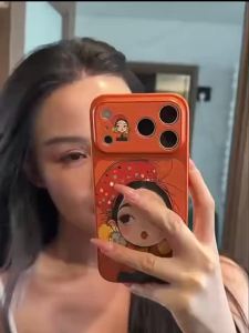 PBZZ Case for POCO C65 5G REDMI 13C 2023 4g phone casing Softcase Silicone shockproof Cover new design aesthetic cute Coffee cat for girls purple KNKFCM3