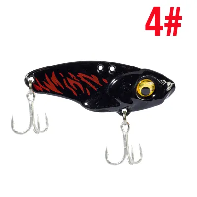 1PCS 5g 7g 10g 15g 20g Metal VIB Lure 3D Eyes Spoon Spinner Balancer Fishing Lure Fishing Tackle Sinking Jig Hard Bait