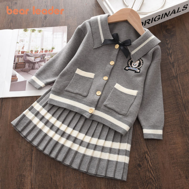 Bear Leader Autumn Fashion Girls Fashion Knitted Pieces Sets