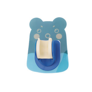 Wall Mounted Cute Cartoon Shower Holder Adjustable Self-adhesive Shower Head Bracket Bathroom Tools