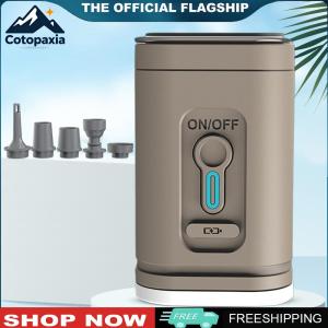 【New Arrival】 ปั๊มลมไฟฟ้าประสิทธิภาพสูง 1200mAh ความสว่าง 100LM ความดัน 4000Pa สำหรับเรือและวงสวิง จำเป็นสำหรับการผจญภัยกลางแจ้ง