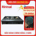 [HCM]Bếp gas đôi Rinnai RV-365(G)N (Đen). 