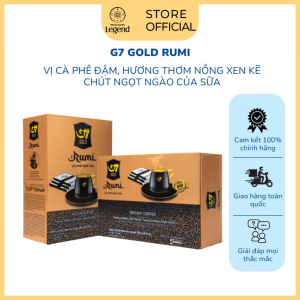 Trung Nguyên Legend Cà Phê Hòa Tan G7 Gold Rumi - Hộp 14 gói - Cà Phê Sữa Ngọt Lành Đậm Đà Thư Thái