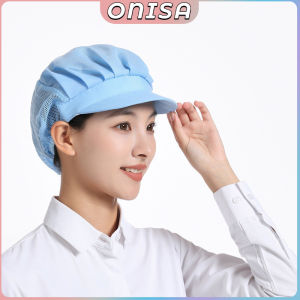 Onisa Work Hair Net Hat Dust-Proof Breathable Caps Kitchen Workshop Protective Hats