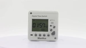 ManHua Timer Switch 16A 220VAC MT711 Digital Timer Switch Automatic Electronic Programmable Time with LCD Display