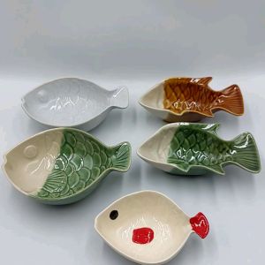 ถ้วยปลา ถ้วยเซรามิค ถ้วยปลาจิ๋ว ถ้วยน้ำจิ้ม ถ้วยเครื่องปรุง ถ้วยแบ่ง มี 3 แบบ