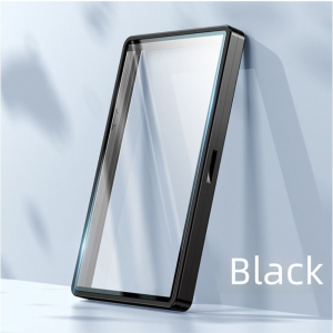 BESTOURO โปร่งใส ตัวป้องกันการ์ดที่ได้รับการจัดอันดับ PSA/CGC ป้องกันรังสียูวี โครงอลูมิเนียม กล่องแม่เหล็ก เอกสิทธิ์ กระจกสองด้าน กระเป๋าใส่บัตร จอแสดงผลการ์ด