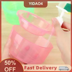 【YIDAO4】 1 Bộ xà phòng chất lỏng Dispenser nhà bếp món ăn xà phòng Dispenser với miếng bọt biển Bơm chất lỏng xà phòng container dụng cụ nhà bếp làm sạch