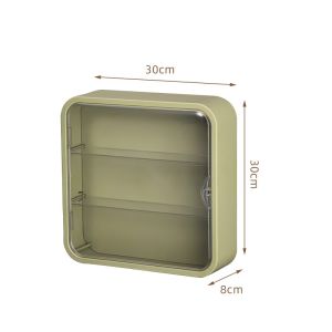 Wall Mounted Blind Box Doll Display Stand Toy Display Cabinet Storage Box Dust-proof Figures Display Organizer