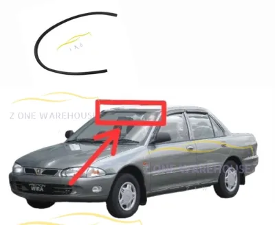 Proton Wira Front Windscreen Moulding/ Getah Cermin Depan