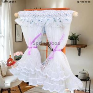 [COD] Springhooe ผ้าม่านลูกไม้ลาย1 12สำหรับตกแต่งบ้านตุ๊กตาห้องนอนห้องนั่งเล่นบ้านตุ๊กตาเฟอร์นิเจอร์อุปกรณ์ตกแต่งฉากขนาดเล็ก