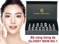 Bộ căng bóng da GLOSSY SKIN NO.1, giúp Màu da đồng đều, sáng bóng, Làm săn chắc da, tăng độ đàn hồi.