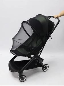 Mosquito Net For Bugaboo Butterfly Series Buggy With Double Zippper Olive Button Elastic Band Openable Foldable Easy For Travel