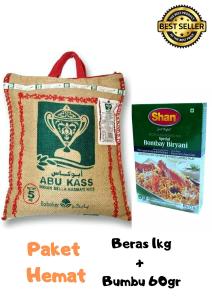 Beras Basmati 1kg + Bumbu Briyani Shan 60gr