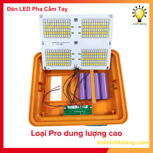 Đèn Led Pha Năng Lượng Mặt Trời Cầm Tay Siêu Sáng 5 Chế Độ