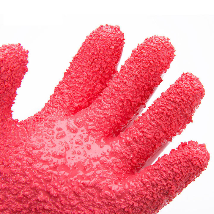 [yangh] Quick Peeling Potato Cleaning Gloves Peel Vegetables Fruit skin Scraping Fish Scales Latex glove Work gloves Kitchen Accessories