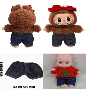 Quần Short Cho Búp bê cao 17 cm 7 inch Quần áo búp bê LABUBU PVN9448