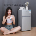 Tủ lạnh mini 2 cánh có ngăn đá riêng biệt siêu tiết kiệm điện dễ dàng di chuyển Bảo hành 2 năm 7 ngày lỗi đổi mới. 