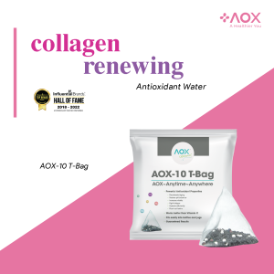 AOX-10 Portable Antioxidant T-Bag (1 Sachet) Good for 1 month use and perfect for home travel and office