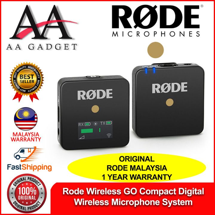 Rode Wireless GO Compact Digital Wireless Microphone System Ship