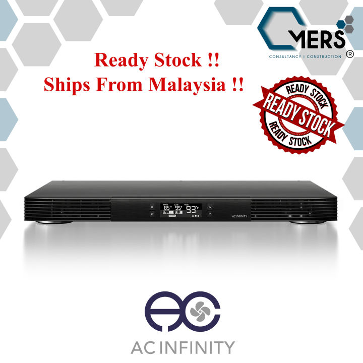 AC Infinity Aircom T10 Front Exhaust Ventilation Fan for AV