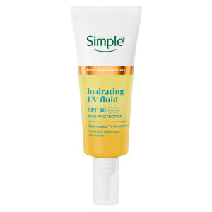 Kem Chống Nắng Mỏng Nhẹ Tệp Màu Da Simple Invisible UV Fluid SPF50+ PA++++ 40ml - Dòng sản phẩm sữa chống nắng chuyên biệt cho từng loại da được chứng minh mang lại hiệu quả bảo vệ tối ưu nhờ Công nghệ màng UV vi hạt mỏng