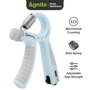 Agnite Handgrip / Fitness Olahraga Tangan 5 - 60 kg Dengan Counter ER022