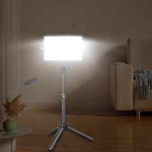 LED Lighting Kit 2700-6000K Dimmable USB Photo Lights Optional Mini Tripods With 4pcs Colored Filters 6/8inch