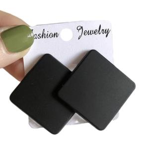 Bông tai tuyên bố cho phụ nữ độc đáo hình học những chiếc khuyên tai Handmade màu kẹo đồ trang sức bằng acrylic cho những người đam mê thời trang