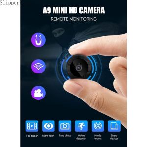 ♥【Readystock】 + FREE Shipping ♥ HOT A9 Mini Camera 4K Full HD 1080P Cam App 150 Degree Viewing Angle Wireless WiFi IP Network Monitor Security Camera