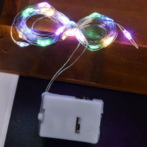 Dây Đèn Led Đom Đóm 3 Chế Độ Dùng Pin Trang Trí Tiệc Giáng Sinh Siêu Đẹp - Đèn Led Nháy  Đèn Chóp Nhiều Màu  Đèn Trang Trí Chóp Nháy Có Thế Điều Chỉnh Độ Sáng