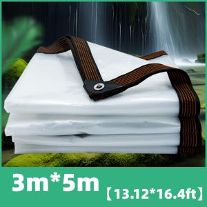 Heavy Duty Clear Tarpaulin for Farm-Waterproof Livestock Shelter,Greenhouse Outdoor Cover With Rope