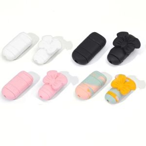 Cable Protector for Android Type C Micro USB Charger Wire Head Protective Sleeve Silicone Cartoon Bowknot Data Line Protection