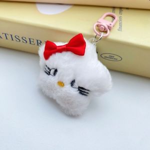Sanrio Sang Trọng Móc Khóa Túi Mặt Dây Chuyền Hello Kitty Búp Bê Móc Khóa Anime Nhồi Bông Ba Lô Mặt Dây Chuyền My Melody Cinnamoroll Đồ Chơi Cô Gái Dễ Thương