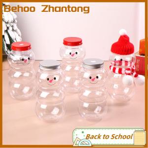 Behoo ขวดน้ำมนุษย์หิมะ500มล. ขวดน้ำชานมกาแฟขวดน้ำดื่มแบบพกพาสำหรับร้านน้ำชานมถ้วยน้ำผลไม้ที่บ้าน